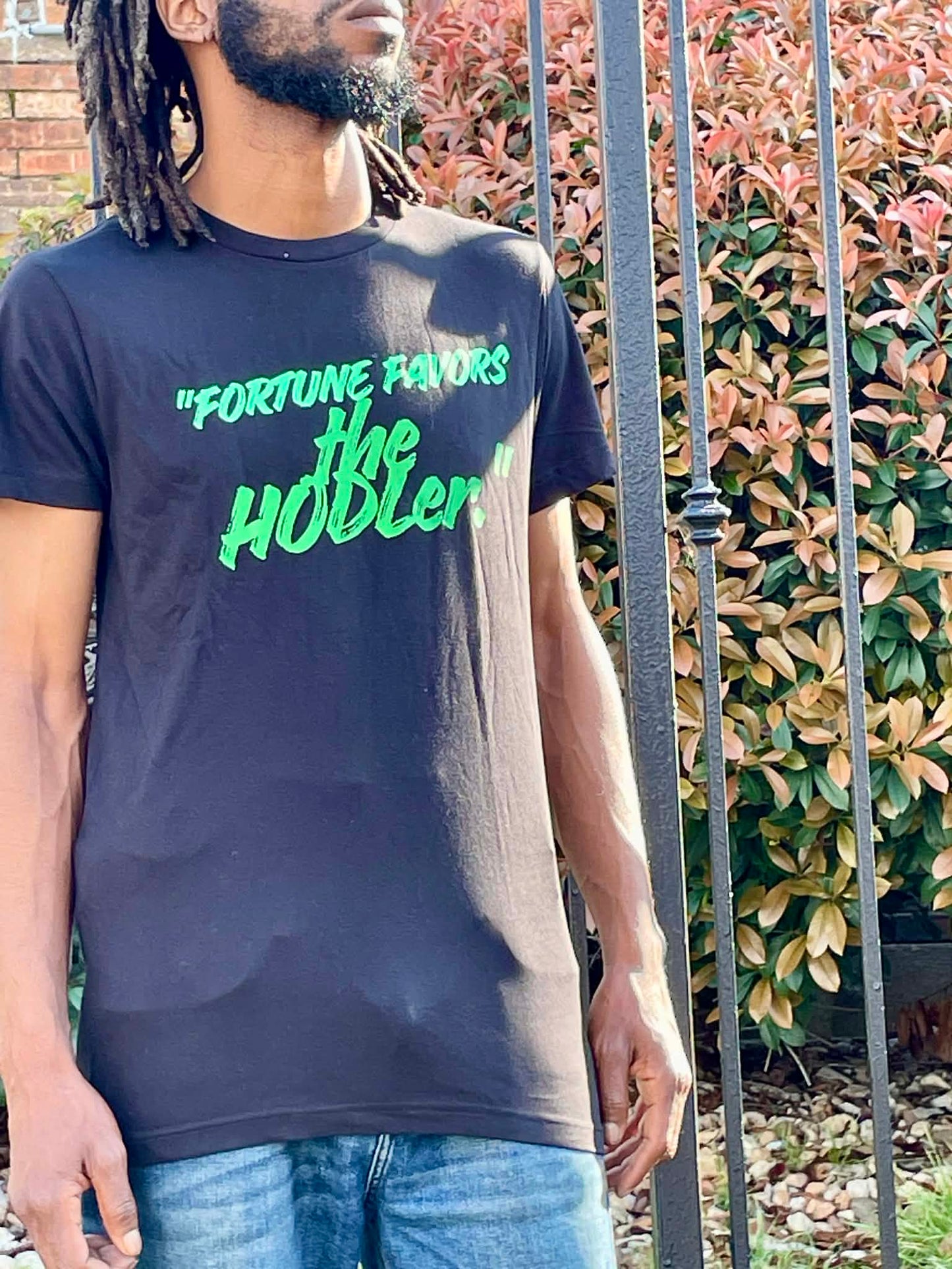 St. Patricks day Fortune Favors The Hodler Crew Neck Tee
