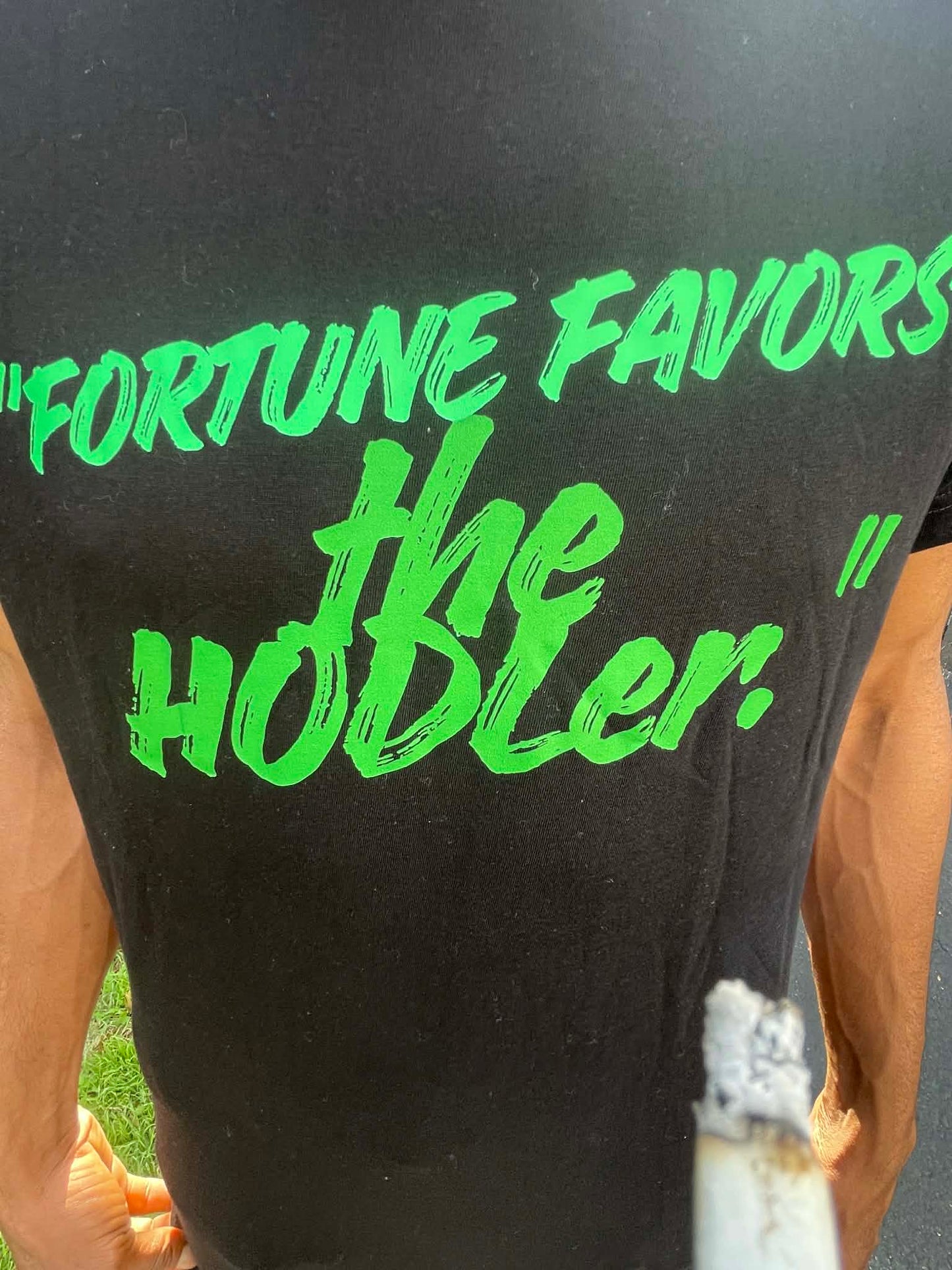 St. Patricks day Fortune Favors The Hodler  Crew Neck Tee