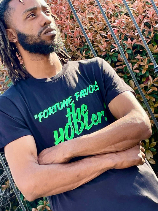 St. Patricks day Fortune Favors The Hodler  Crew Neck Tee